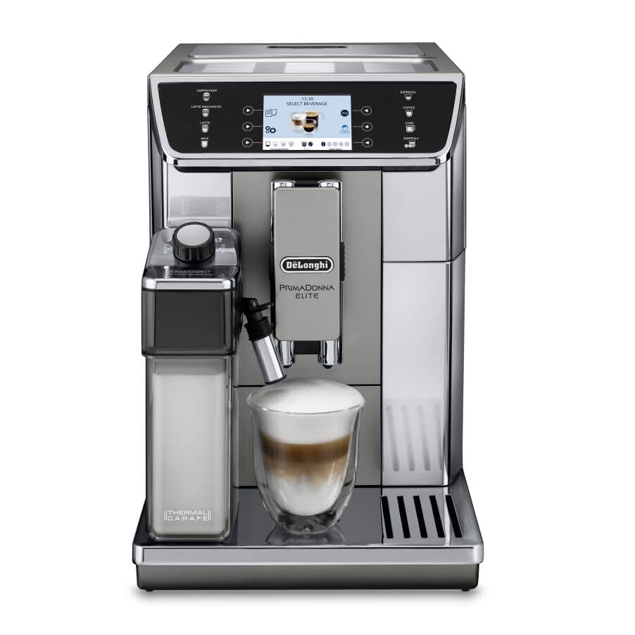 Machine à café DELONGHI PrimaDonna Elite ECAM 650.75.MS, design moderne et performant
