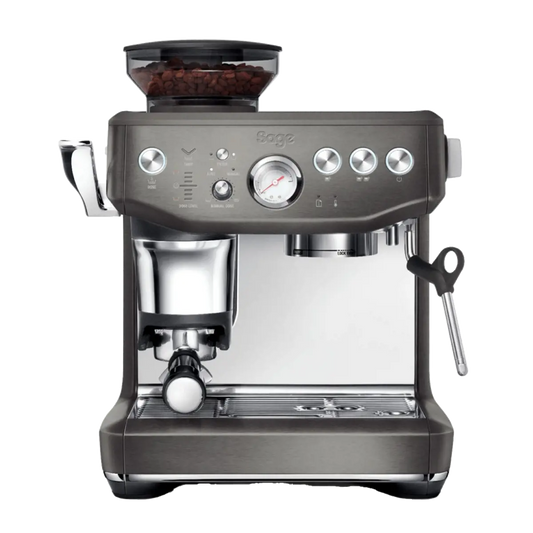 SAGE Machine à Expresso Inox Noir - The Barista Express Impress