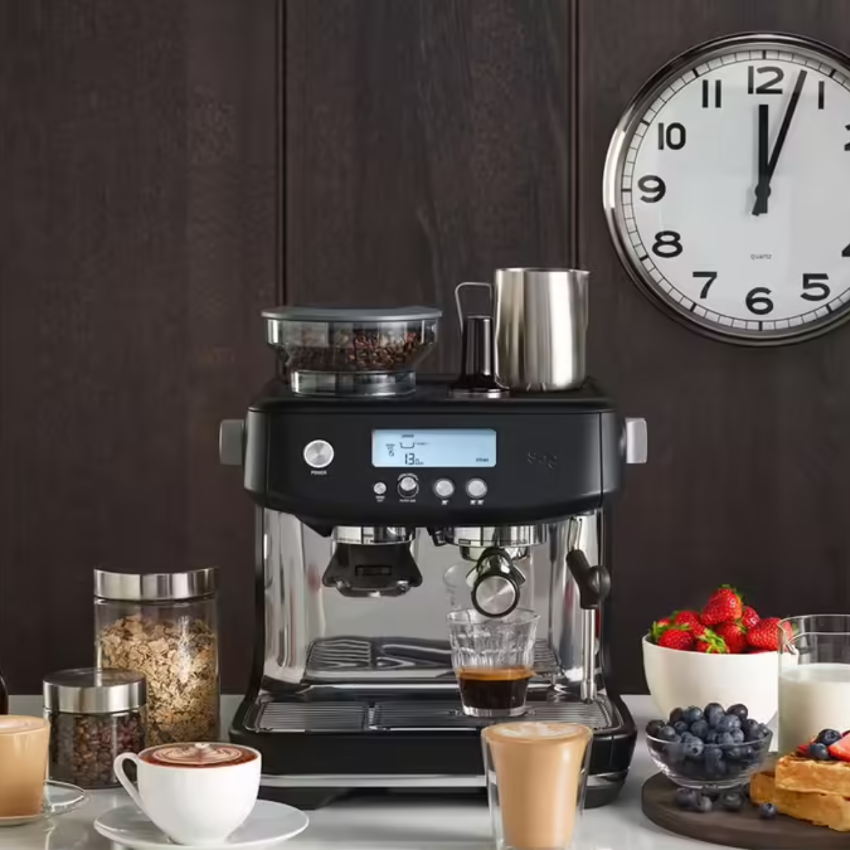Machine expresso SAGE Barista Pro inox noir