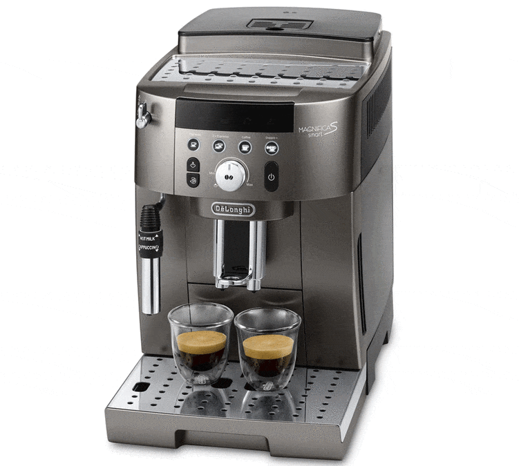 Machine à café DELONGHI Magnifica S Smart FEB 2541.TB Titanium, design moderne