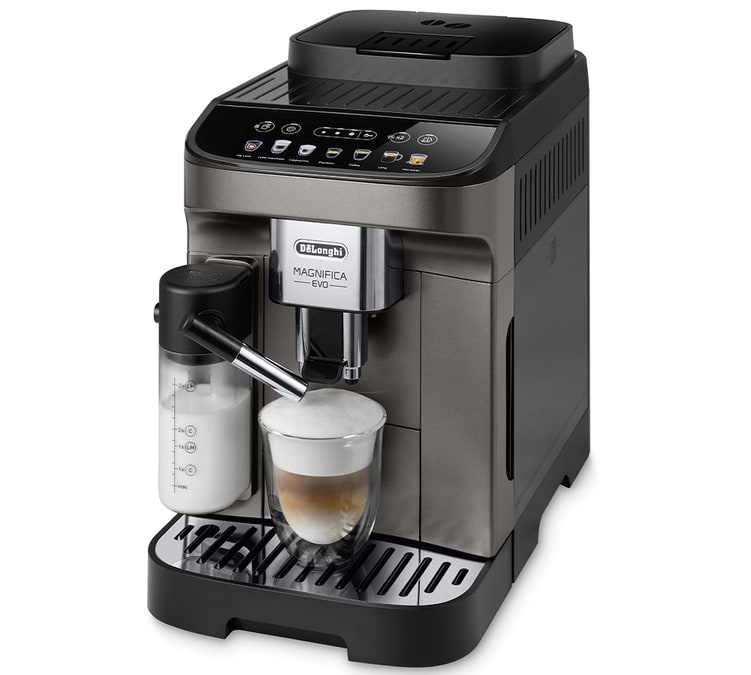 Machine à café DELONGHI Magnifica EVO FEB 2981.TB LatteCrema, design moderne et fonctionnel