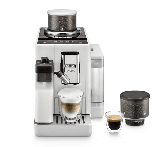 Machine à café DELONGHI Rivelia FEB4455.W Blanc arctique Latte