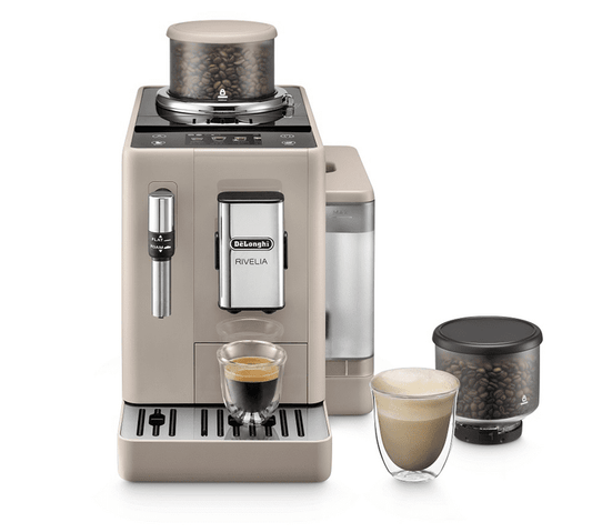Machine à café DELONGHI Rivelia FEB 4435.BG Beige Sable, élégante et performante