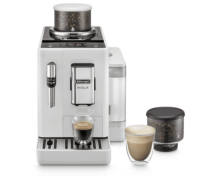 Machine à café DELONGHI Rivelia FEB 4435.W Blanc Arctique